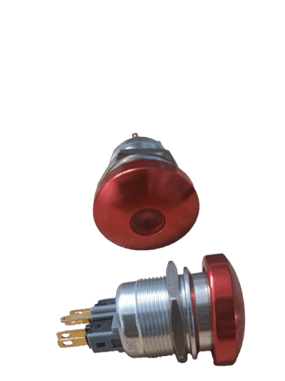 Buton EMERGENCY STOP tip ciuperca cu led fara retinere - imagine 1