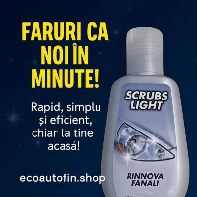 Solutie polish faruri SCRUBS LIGHT - imagine 3